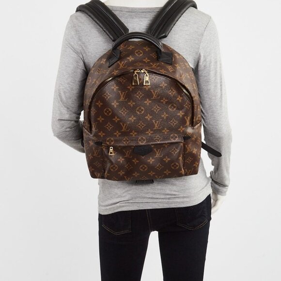 Louis Vuitton Monogram Canvas Palm Springs MM Backpack Bag - Picture 1 of 12